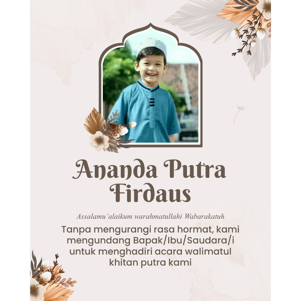 UNDANGAN KHITAN / UNDANGAN DIGITAL KHITAN / UNDANGAN VIDEO KHITAN 20
