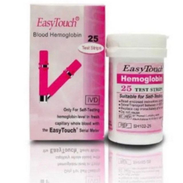 Easytouch Hemoglobin (Hb) isi 25 tes