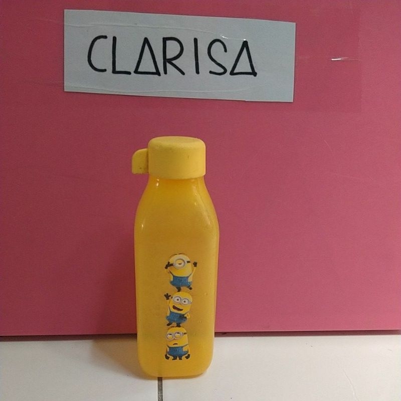 ECO BOTOL KOTAK 500ML MINION TUPPERWARE SECOND ORI