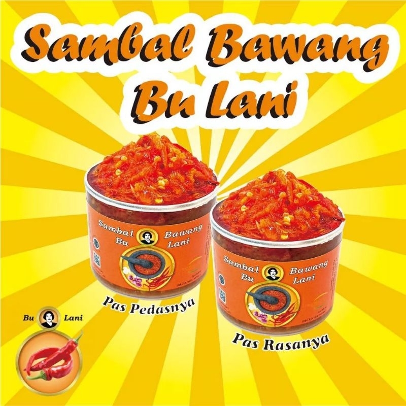 

[BISA COD] SAMBAL BAWANG BU LANI JAR 155GR | SAMBEL BAWANG BU LANI | SAMBAL BAWANG VIRAL | SAMBEL BAWANG VIRAL