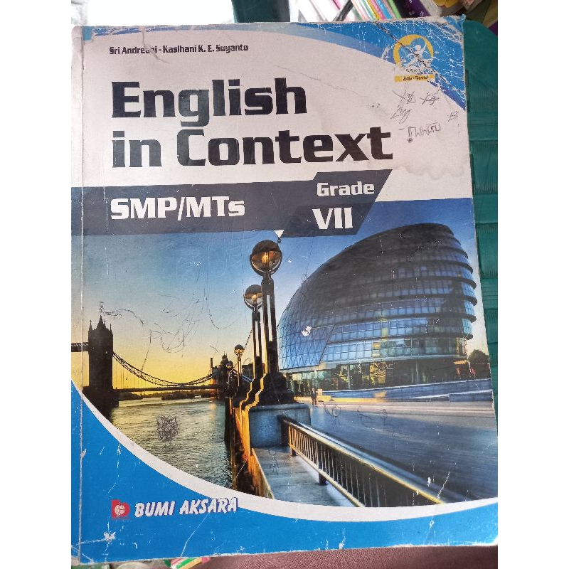 

BUKU ENGLISH IN CONTEXT SMP/MTS KELAS VII