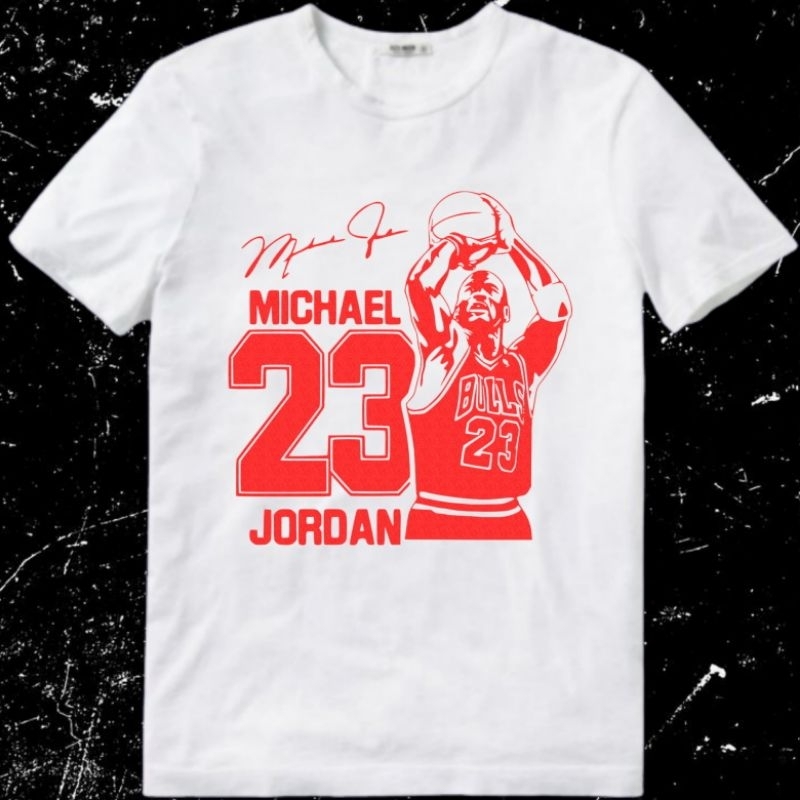 Baju Kaos Tshirt Pria Laki Cowok Cewek Unisex Basket NBA Nba Cicago Chicago Cicagho Cichago Bull Bul