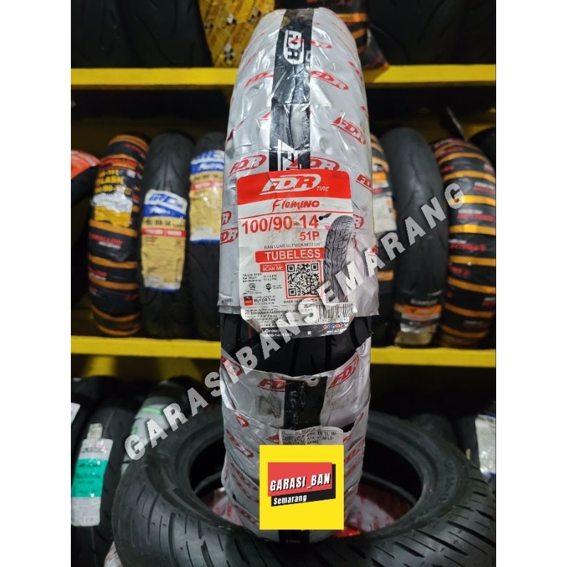 BAN FDR FLEMINO 100/90-14 MATIC TUBELESS