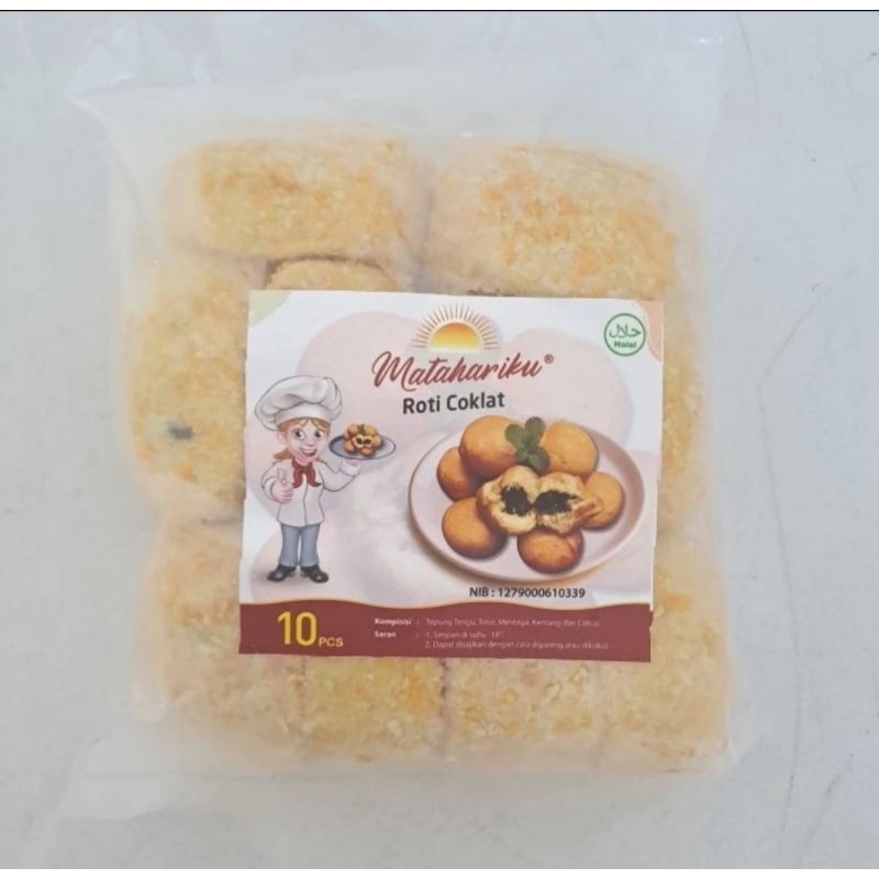 

Roti Goreng Matahariku isi Coklat isi 10 pcs