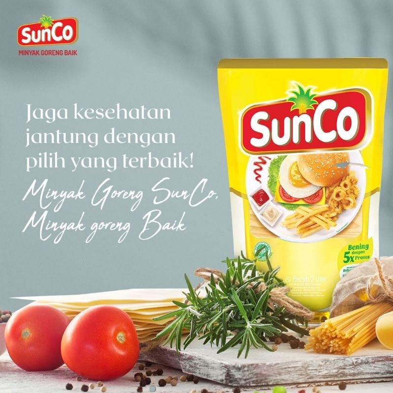 

MINYAK GORENG SUNCO REFILL 2 LITER READY I BISA INSTANT SURABAYA SIDOARJO