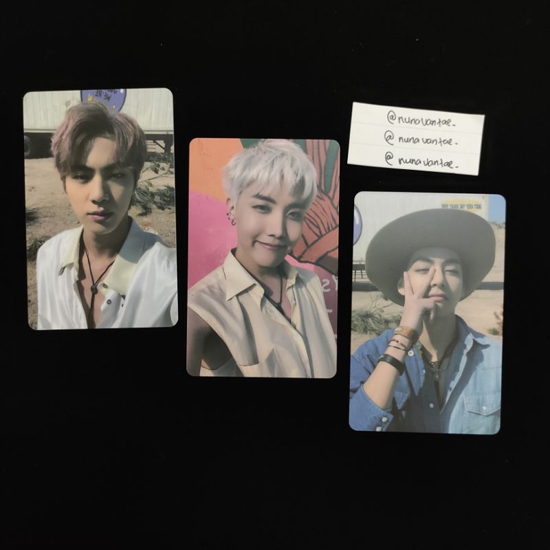 [ READY STOCK ] OFFICIAL PHOTO CARD LUCKY DRAW BTS BUTTER JIN J-HOPE TAEHYUNG