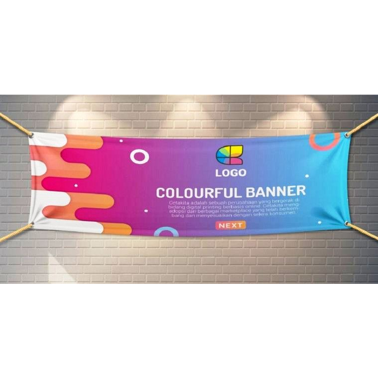 Cetak Banner Spanduk 3 Meter Custom UMKM