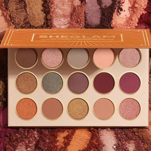 Eyeshadow - SHEGLAM 15-color Matte Shimmer Eyeshadow Palette