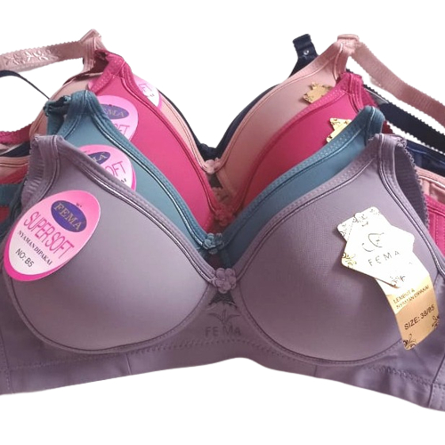 BH Wanita Busa Fema B5 588 Cup B Hak 3 Tanpa Kawat