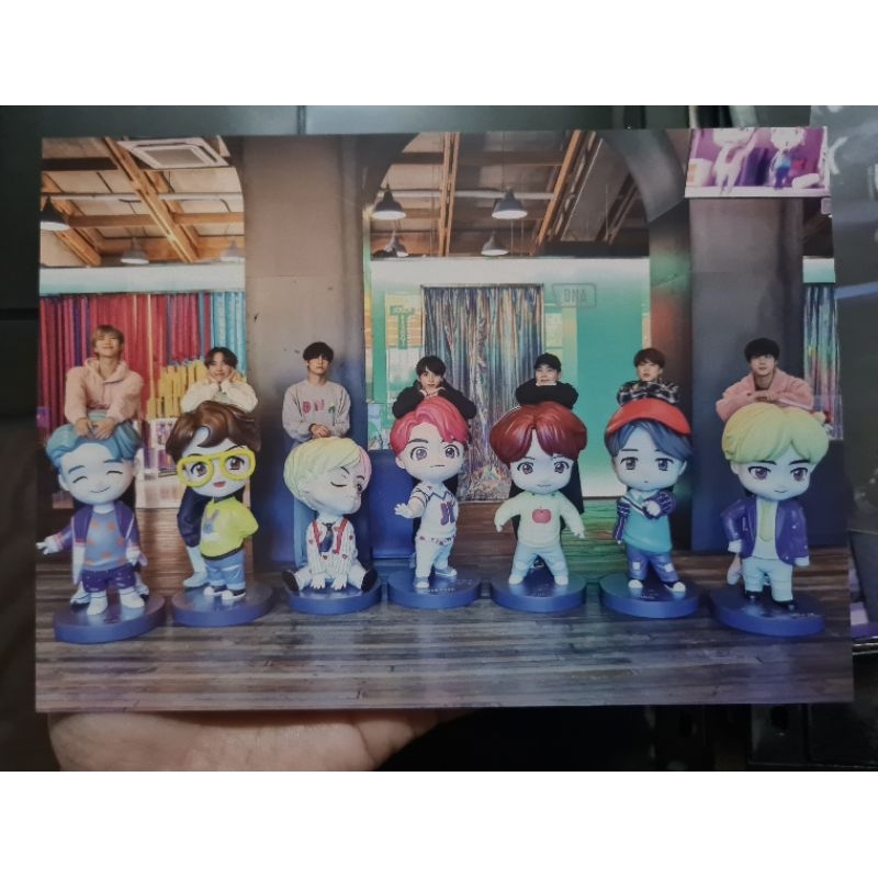 BTS - pop up bts house postcard (gift waktu Jin ulang tahun)