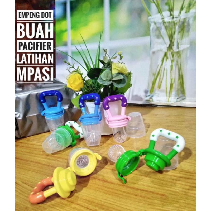 Empeng Gigitan Buah Peralatan MPASI Anak Bayi 6 12 Bulan Ono Sumber Rejeki Bono