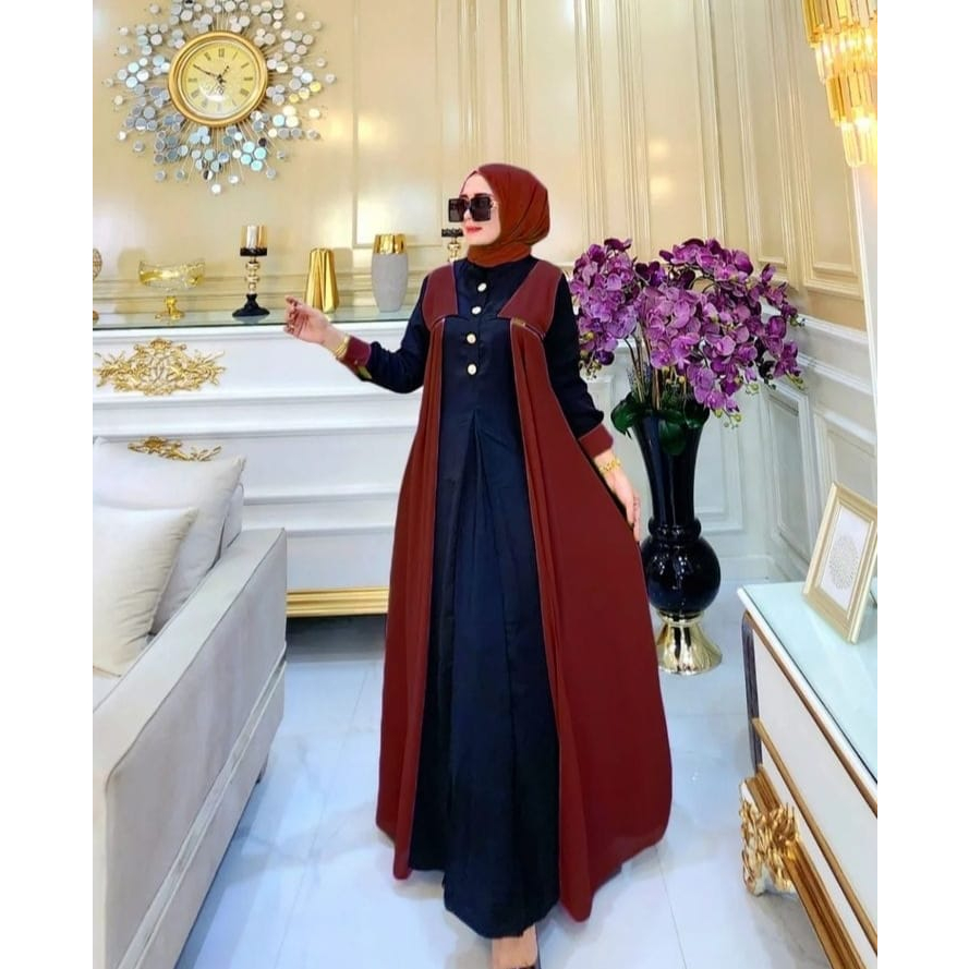 COD Hania Dress Ceruty Babydoll Premium // Gamis Wanita Muslim Jumbo M L XL XXL // Dress Pesta Wanita Muslim // Baju Kondangan Wanita Terbaru 2023 // Fashion Wanita Muslimah // Gamis Malaysia Kekinian // Outfit Wanita Remaja Termurah // Casual Dress