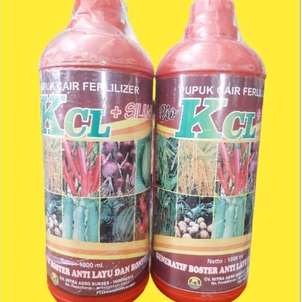 PUPUK KCL CAIR PLUS SILIKA KEMASAN 1 LITER