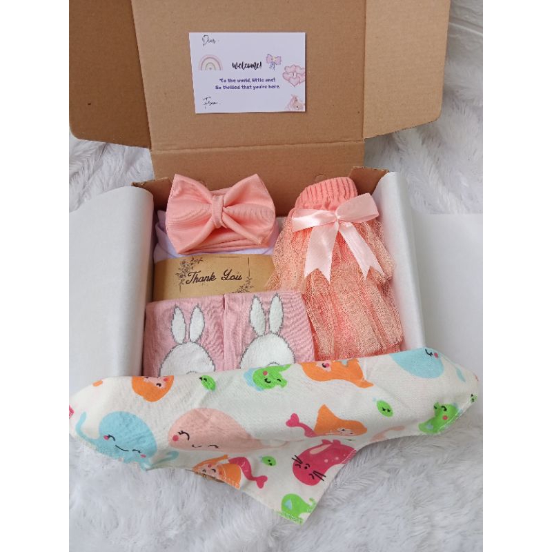 hampers baby girl new born/ kado bayi perempuan