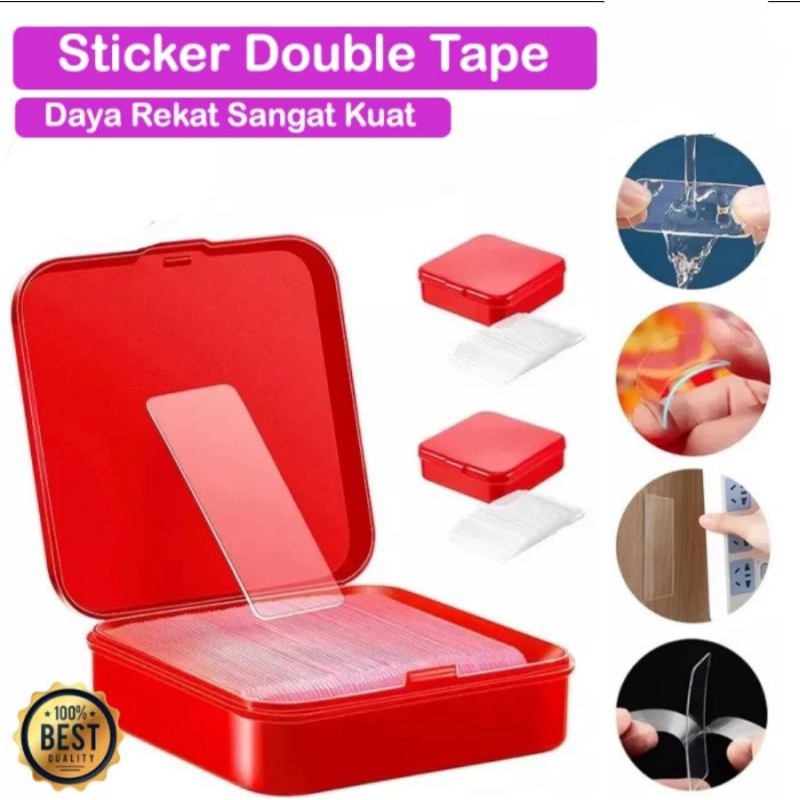 

DOUBLE TAPE MINI PEREKAT 2 SISI dobel tip
