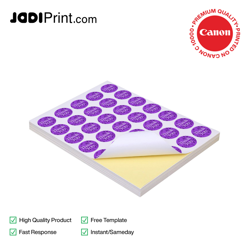 

Sticker Chromo A3 + Cutting / Mesin Canon C10000