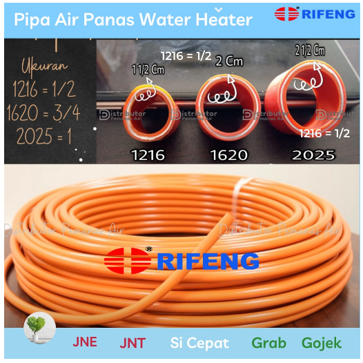 Pipa Air Panas Water Heater Rifeng