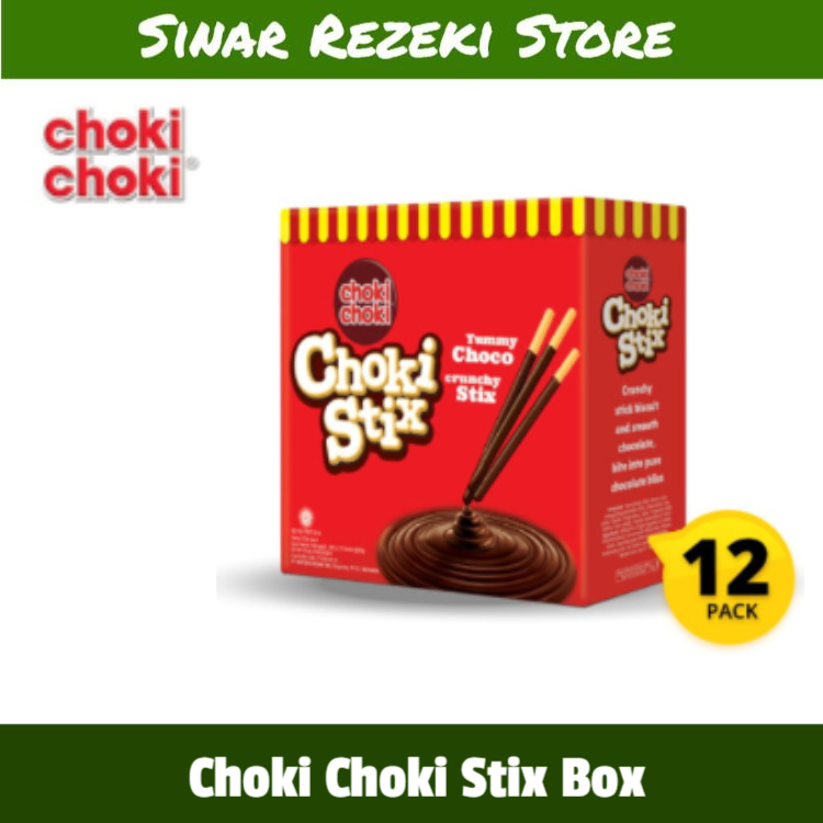 

Choki Choki Stix Box (12pack x 27gr) / Stick Choki Choki Coklat Wafer / Choki Choki Stix / choki choki wafer stick