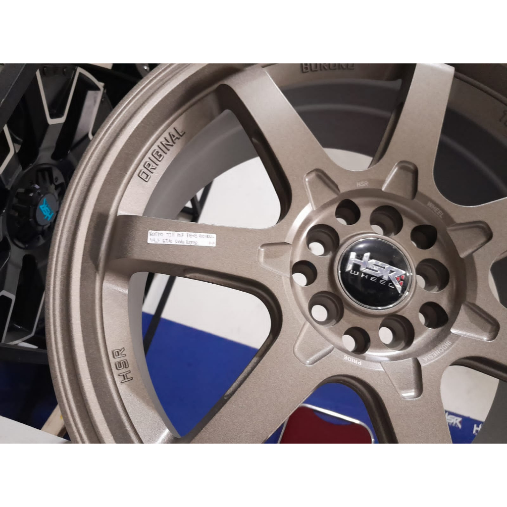 velg original hsr type boroko tjh ring 16 pelek mobil xpander innova ertiga velk hsr lubang baut 5