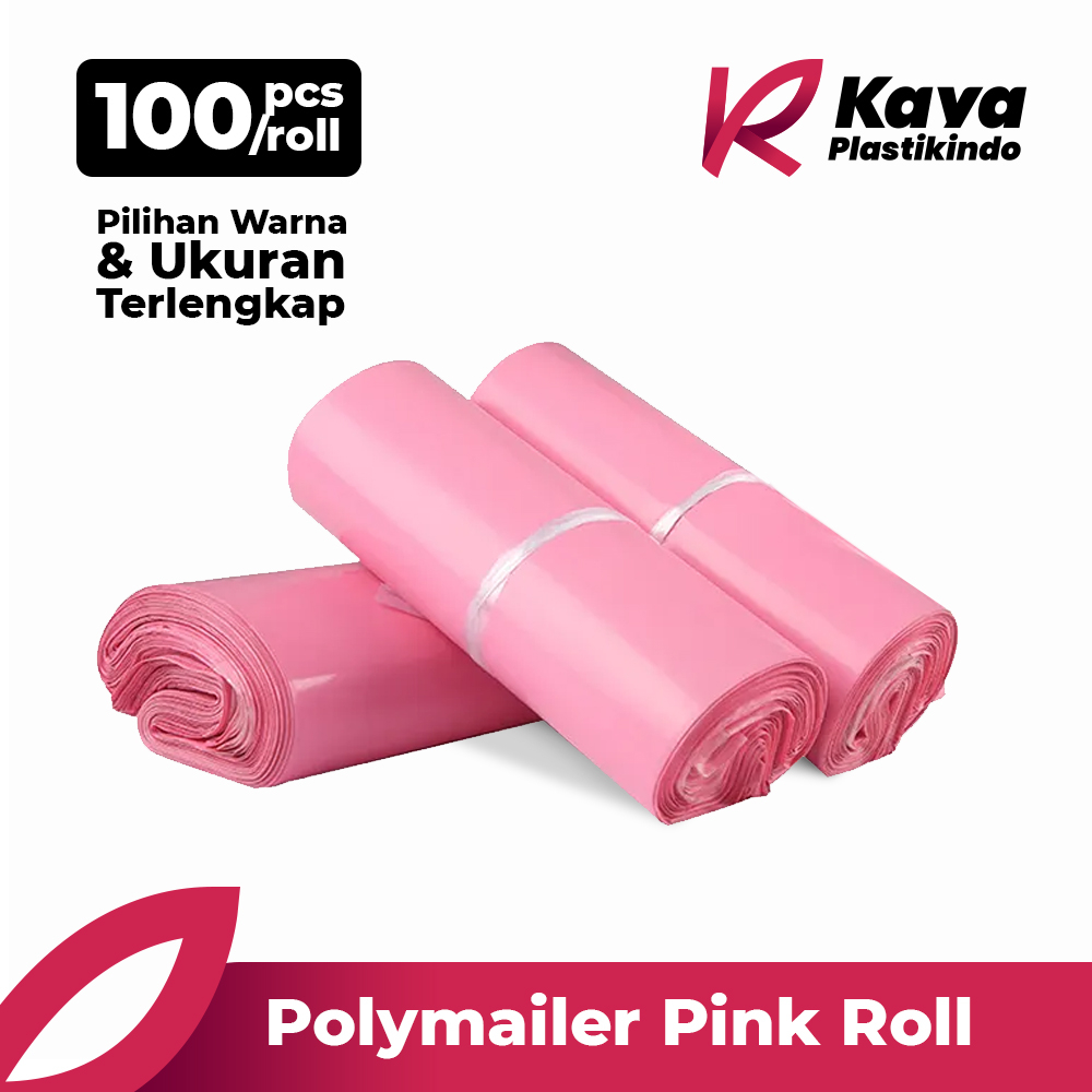 

Plastik Kemasan Polymailer Pink Roll