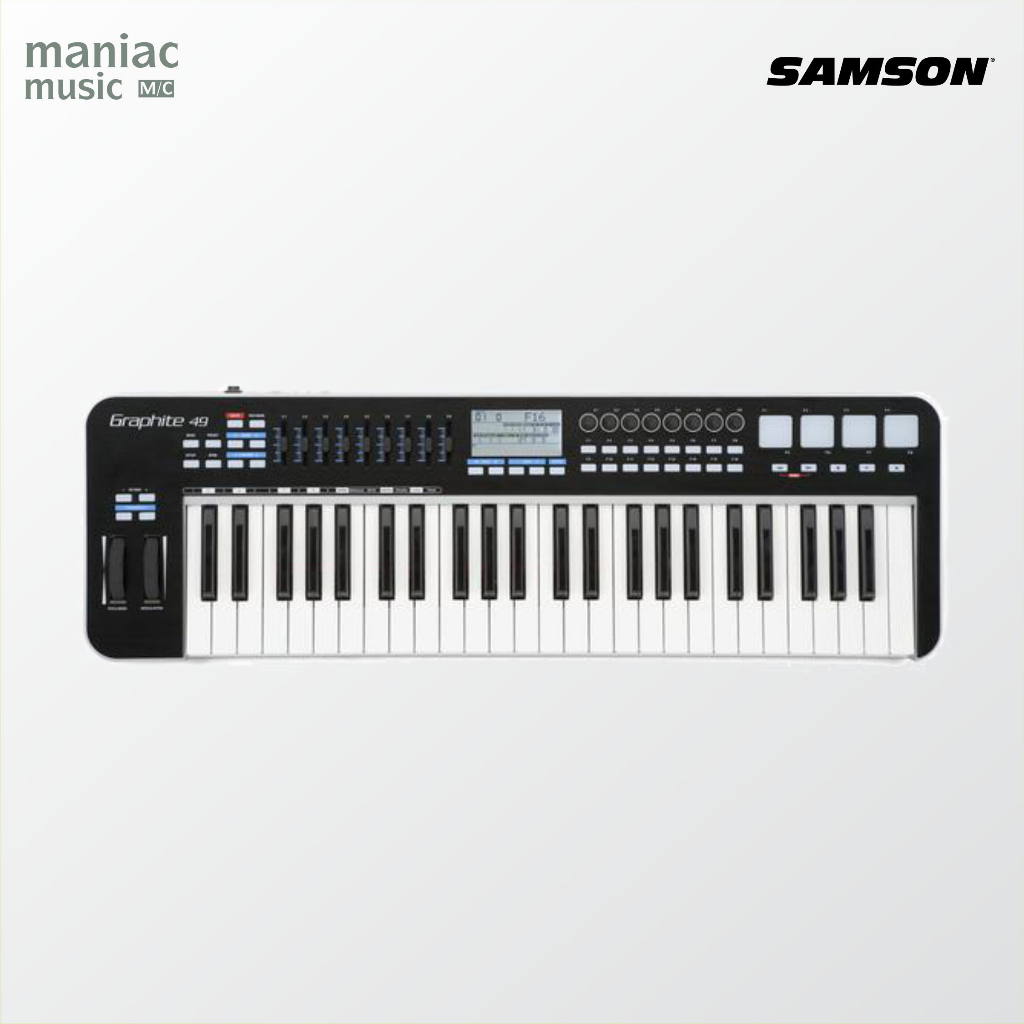 Samson Graphite 49 - Keyboard. USB MIDI Controller. 49 Keys