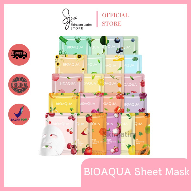 Sheet Mask BIOAQUA 12pcs Bpom