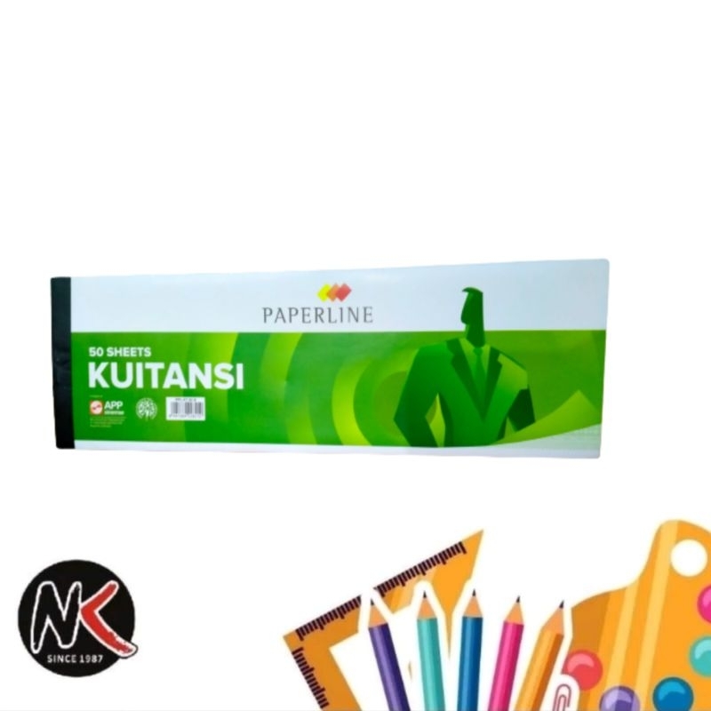 

Buku Kwitansi/Kuitansi PAPERLINE Besar KT 50 B