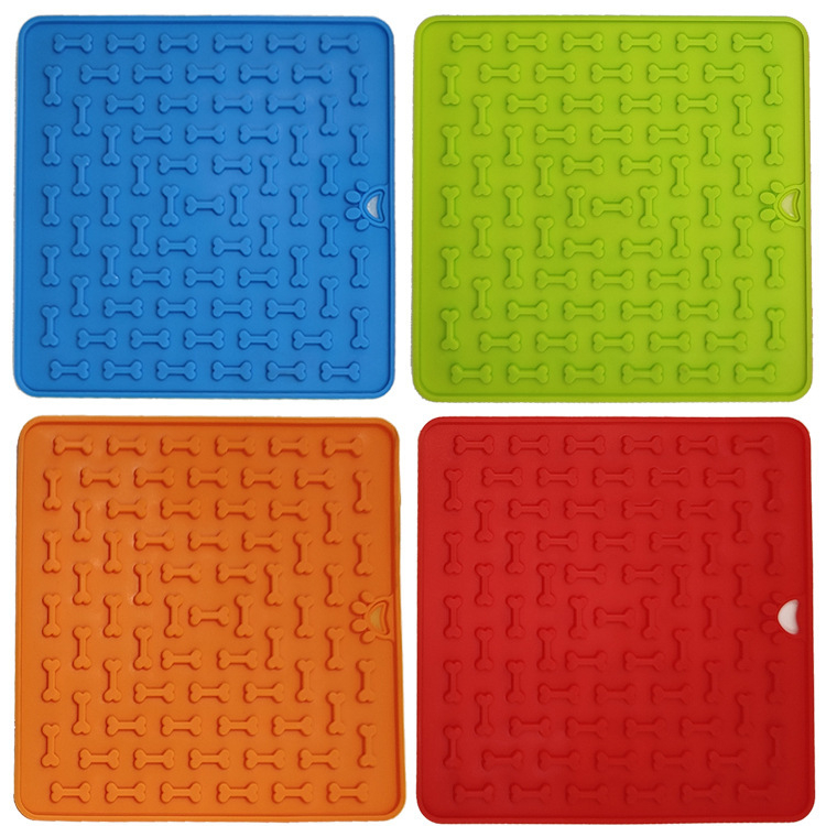 Slow Feeder Anjing Kucing Tempat Makan Kucing Pet Licking Mat Slow Feeder Untuk Peliharaan