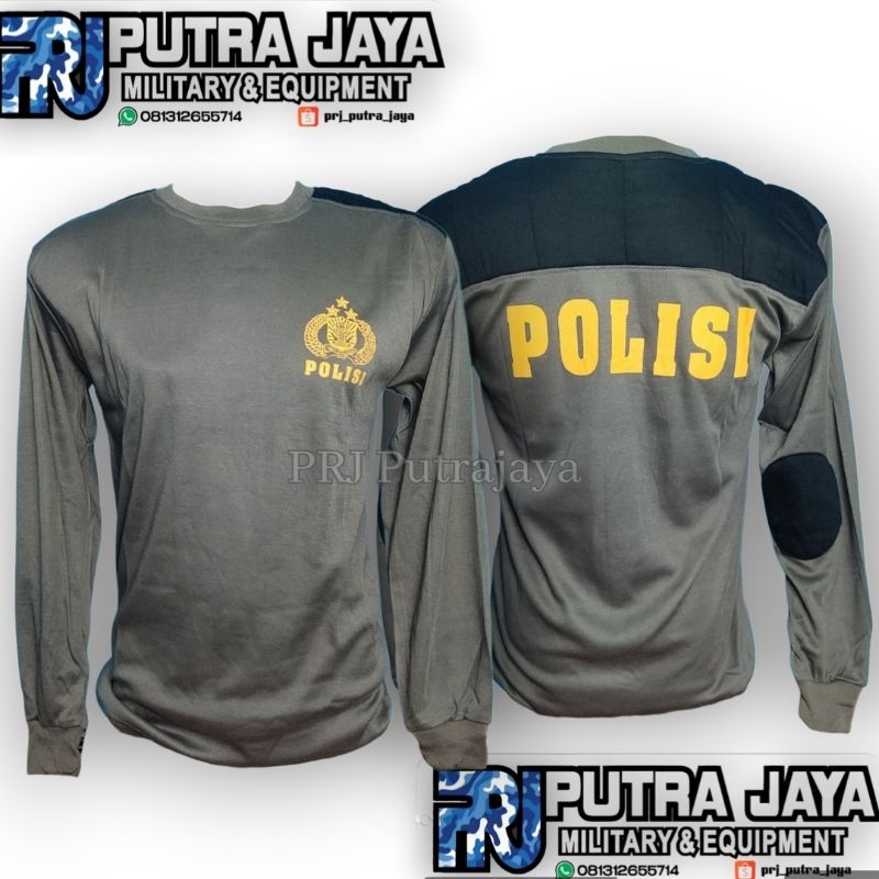 Kaos Dinas Polisi Lengan Panjang Kaos Dalaman Polisi