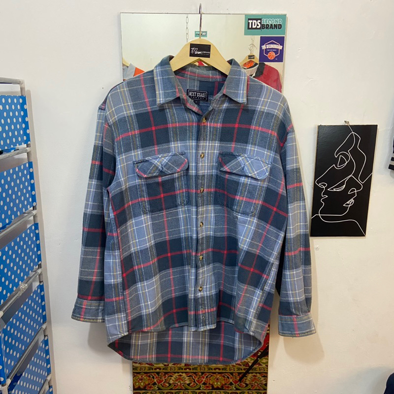 Flannel pocket tebal