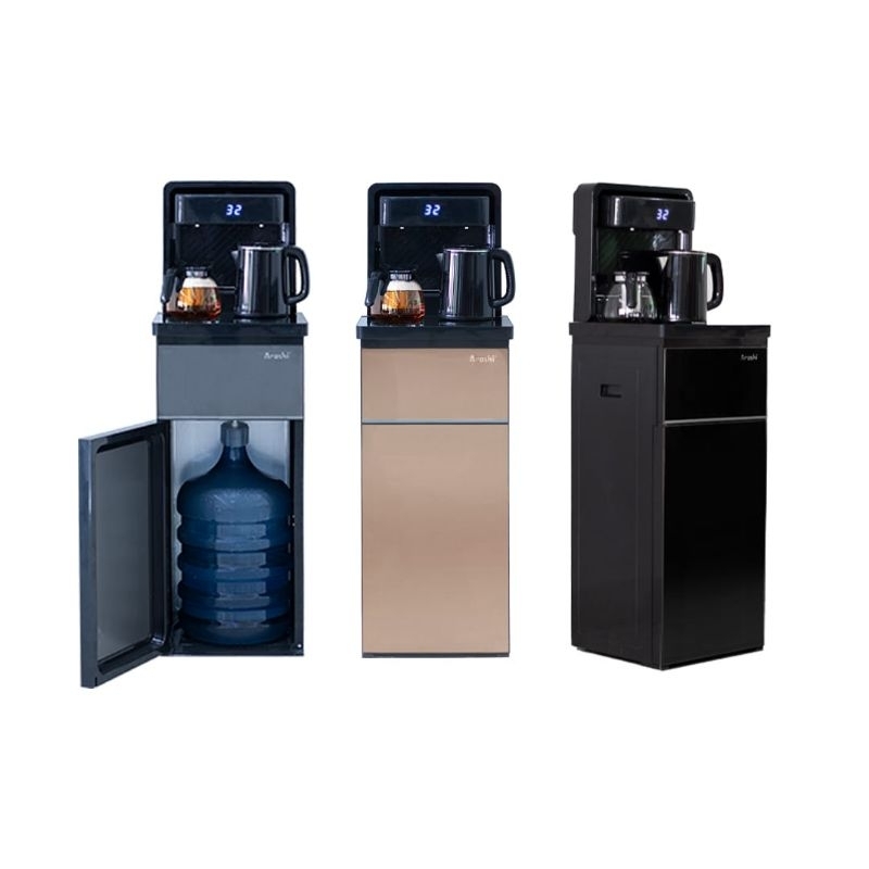 Dispenser Elektrik Arashi Galon bawah (Normal, Hangat, Panas, Dingin) AMD-02BC UNTUK KOTA CIREBON