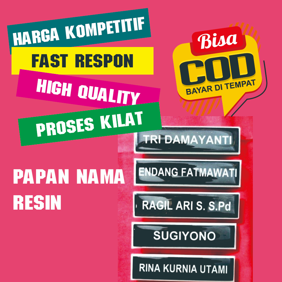 

Name Tag Resin Satuan akrilik Bros Pin Peniti Magnet Aksesoris Nama Dada Pakaian Baju Seragam Name Tag Resin Papan Nama Dada Akrilik Dan Kuningan