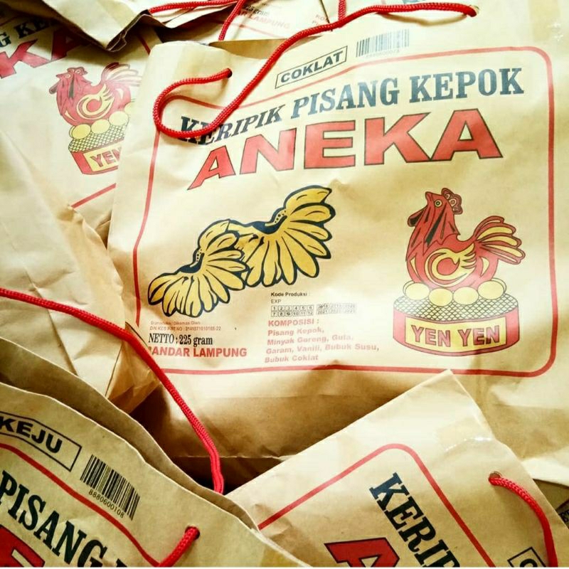 

Keripik Pisang Kepok Yenyen Aneka Rasa Asli Lampung Rasa Coklat