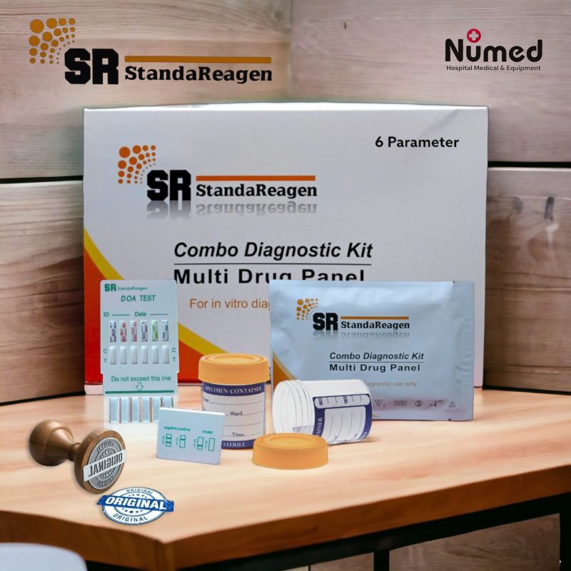 Multi Drug Test 6 Parameter Standareagen + Pot Urine 60 ml  / Alat Tes Narkoba 6 Parameter  / Strip Tes Narkoba 6 Parameter