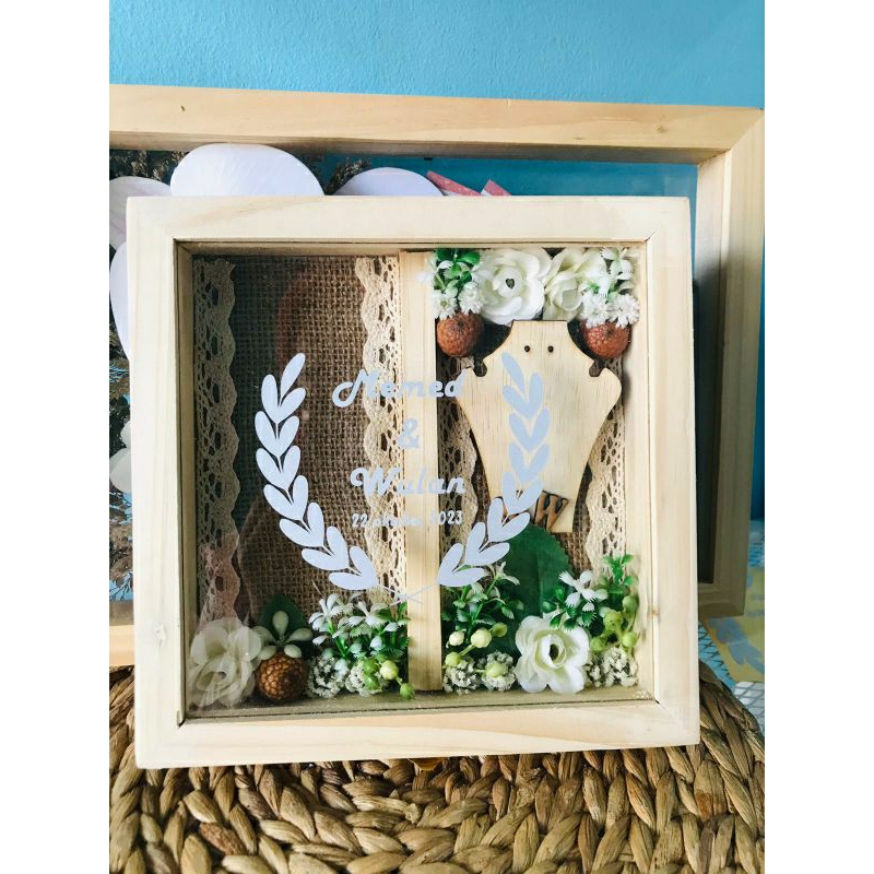 Kotak Seserahan 2in1 / Kotak Seserahan Uang dan Kalung