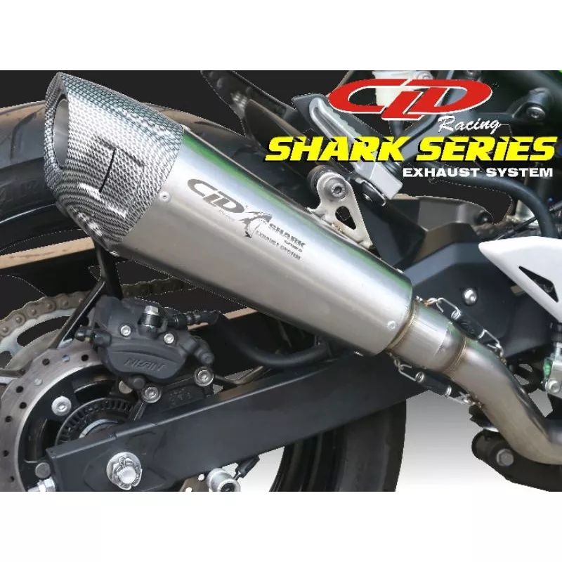 KNALPOT CLD RACING SHARK SERIES NINJA 250 CBR 250RR