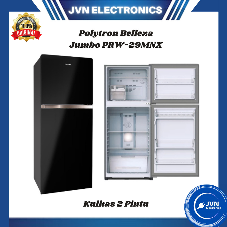 Kulkas 2 Pintu Polytron Belleza Jumbo PRW-29MNX