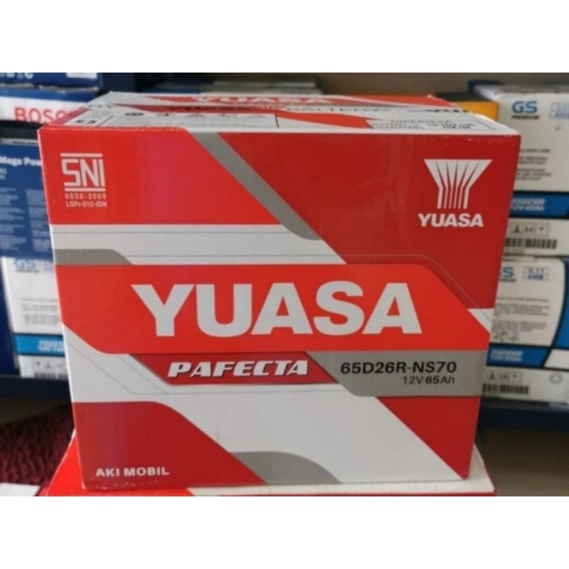 yuasa aki mobil panther kijang genset Yuasa Pafecta ns70 12v65Ah