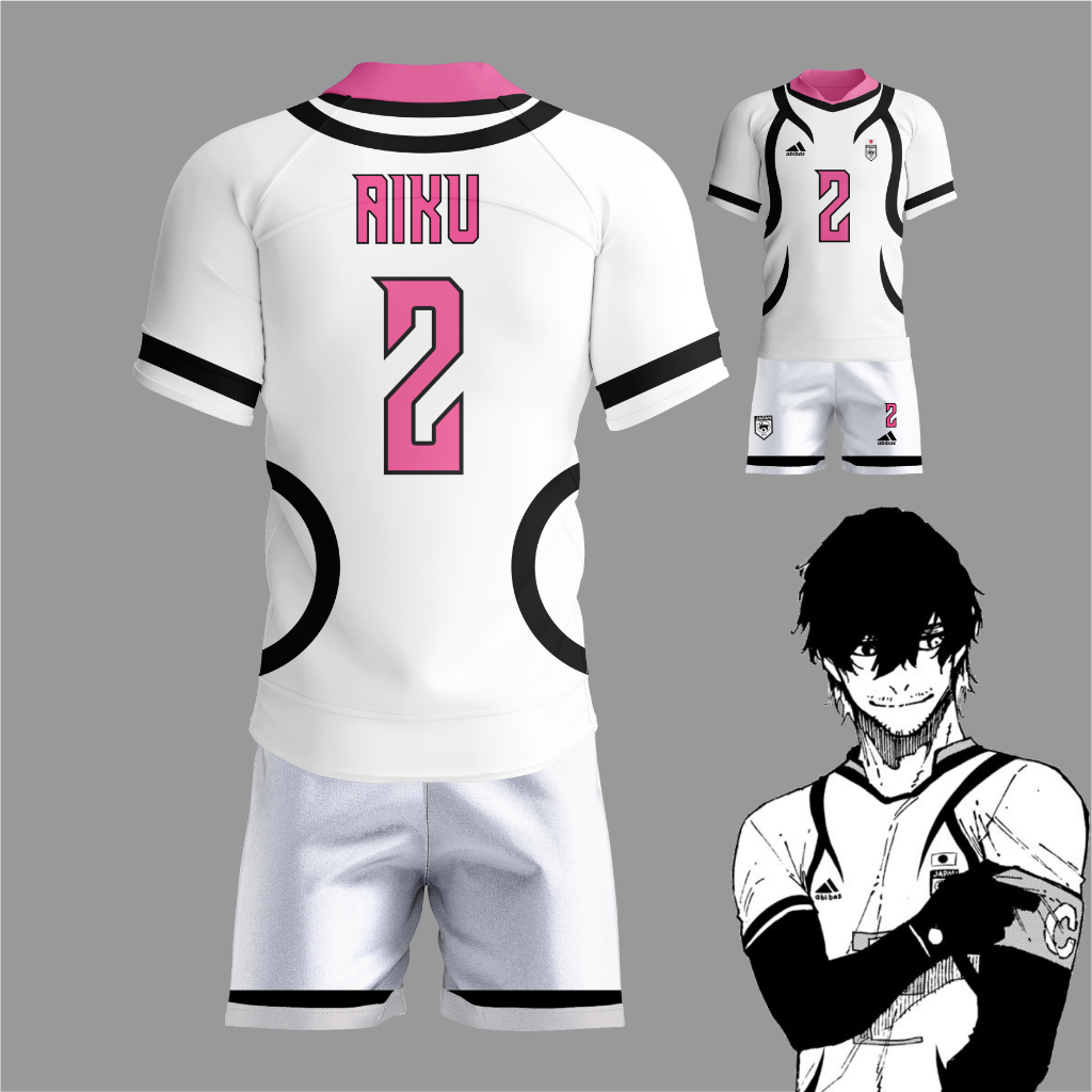 Jersey Anime Cosplay Blue Lock U20 Oliver Aiku Full Set