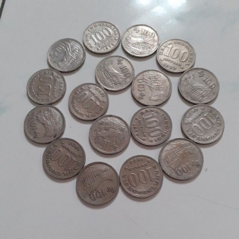 uang koin lama 50/100 rupiah