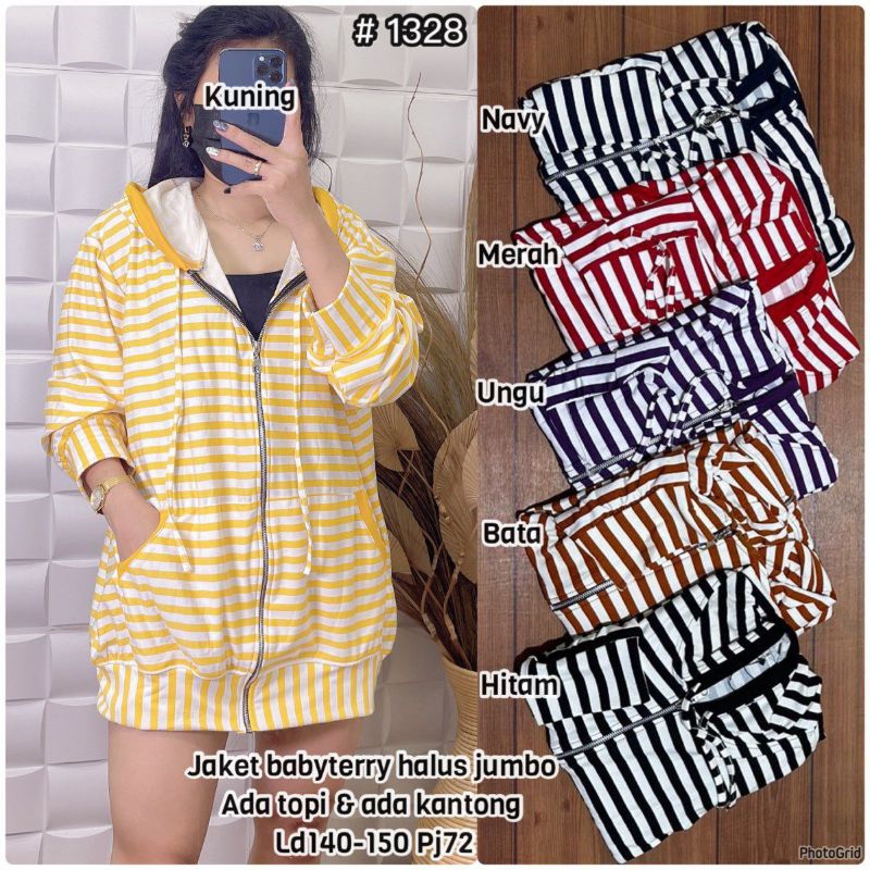 1328 jaket babyterry salur jmb