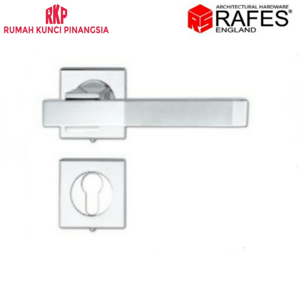 Roses Handle Gagang Pintu Silver Doff + Kilap Solid Stainless Steel SUS 316 RAFES HX 5705