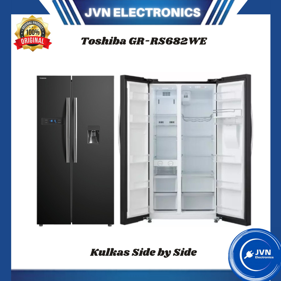 Kulkas Side by Side Toshiba GR-RS682WE