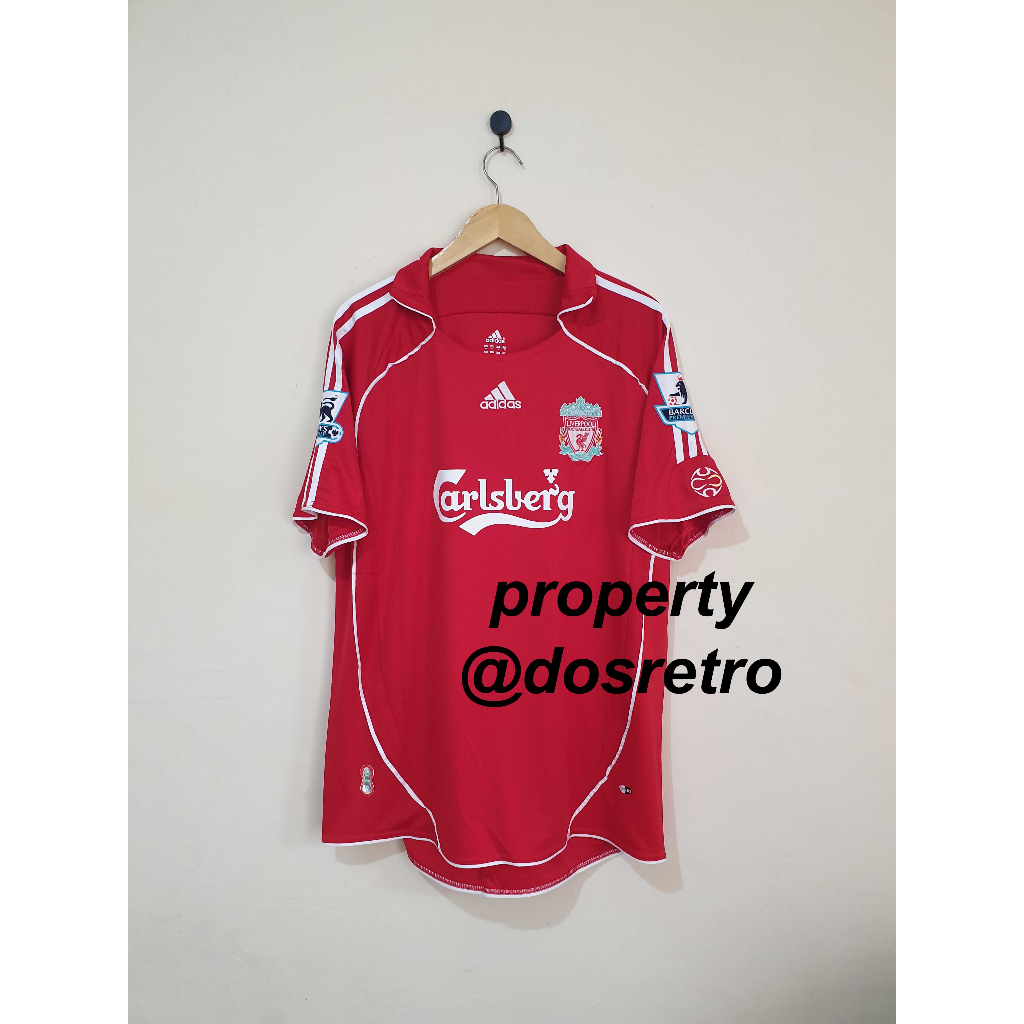 Jersey Retro Rare Liverpool Home 2006 2007 GERRARD 8