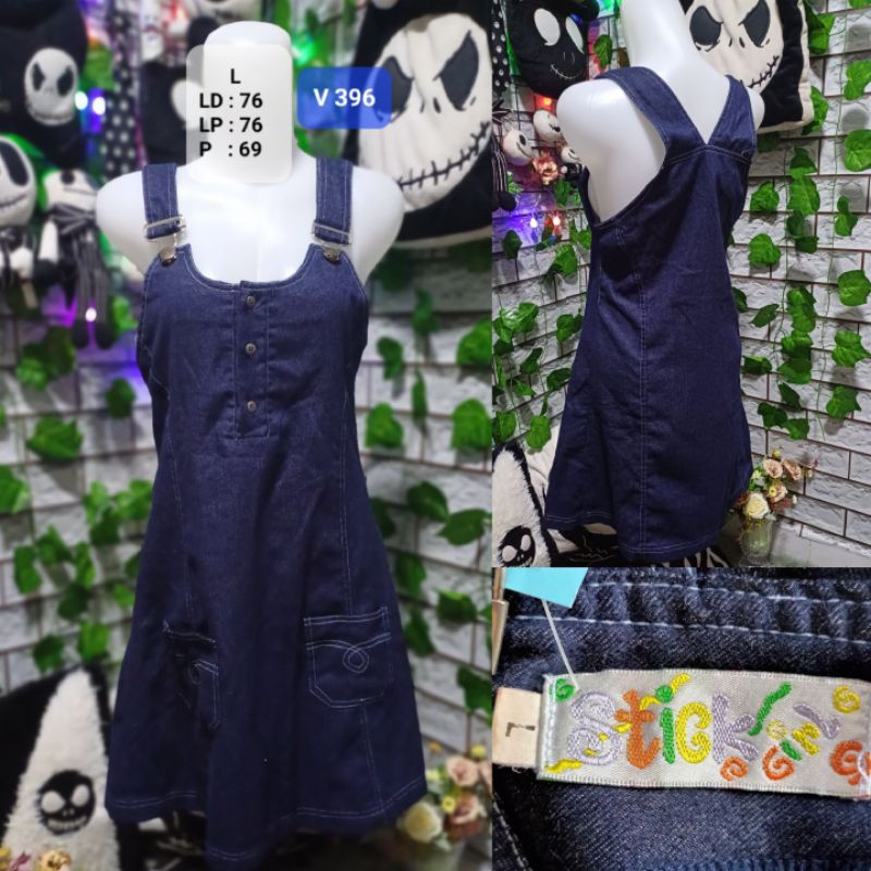 Overall Jeans Wanita V 396