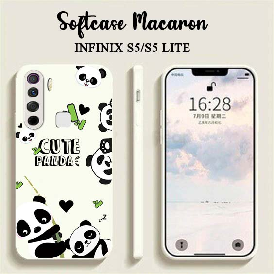 Softcase Macaron [UV07] Motif Lucu For Infinix S5 Infinix S5 Lite - Case HP Infinix S5 Infinix S5 Li