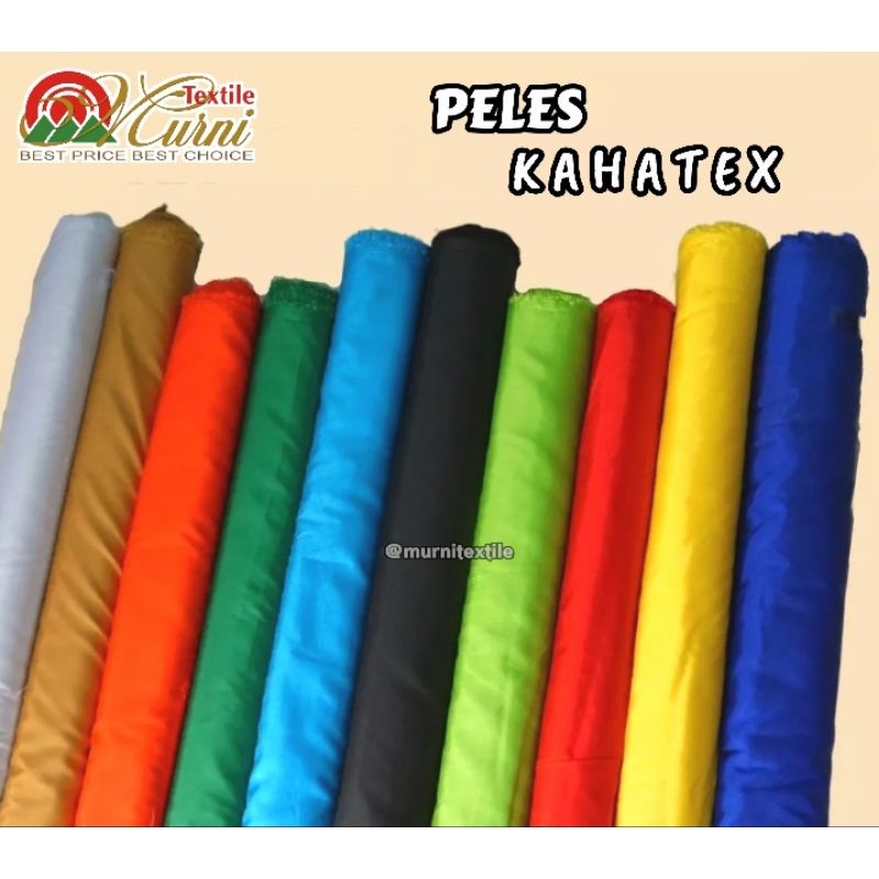 KAIN PELES KAHATEX/bahan kantong/bahan bendera/umbul-umbul