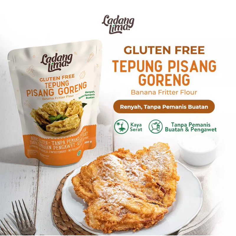 

Tepung Pisang Goreng 200g - Gluten Free Ladang Lima