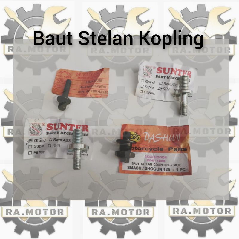 [Baca Deskripsi]Baut Setelan Kopling Baut Otomatis Kopling Grand Karisma RC110 Smash