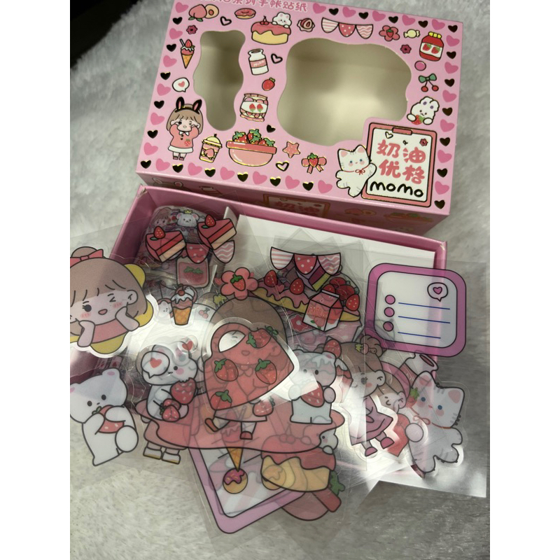 

STICKER AESTHETIC LUCU / CUTE STICKER PINK